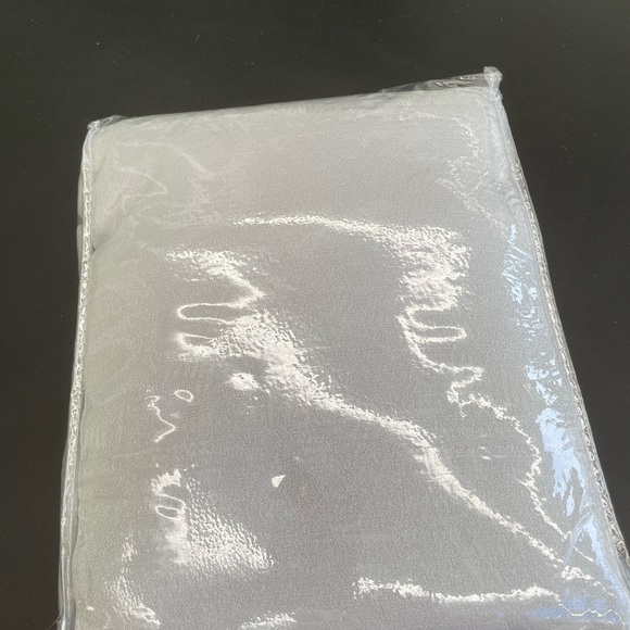 Fiona Rod Pocket Drapes pair SKY - Picture 3 of 4